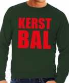 Foute kersttrui kerst bal groen voor heren