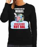 Kut kerstbal sweater foute kersttrui ik vroeg om een mobiel krijg ik deze kut bal zwart voor dames